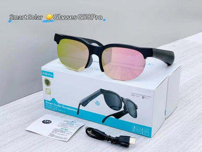 AI Smart Translation Bluetooth Earphone Glasses