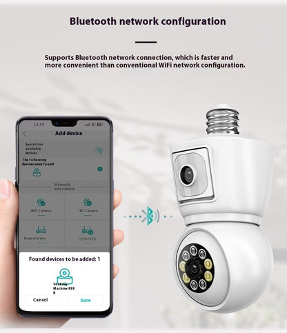 Lamp Head Type Surveillance Mobile Phone Remote Camera