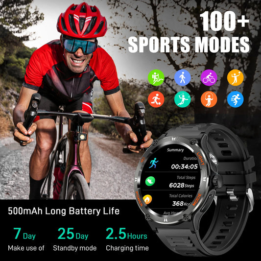 EIGIIS Military Smart Watch for Men