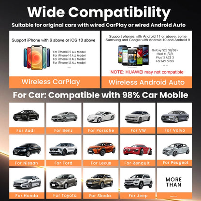 Wireless CarPlay Android Auto Adapter
